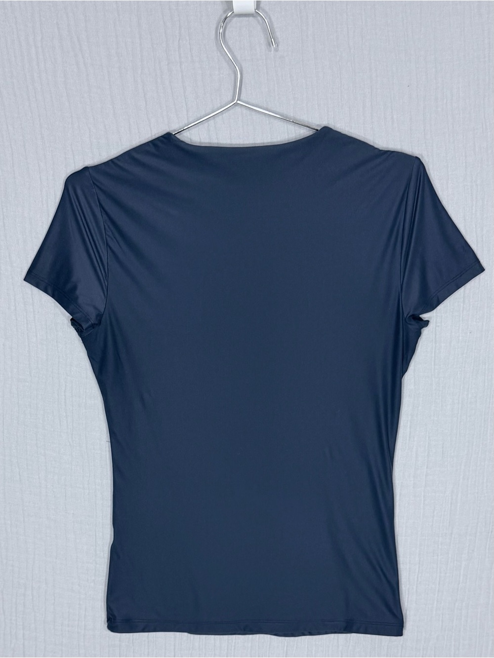 Abercrombie & Fitch Navy Second-Skin Crewneck Tee Size M - Picture 3 of 6